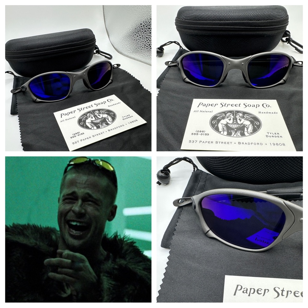 Paperstreetshade Fight Club Tyler Durden NEW Oliver Peoples 523 xmetal Brad Pitt
